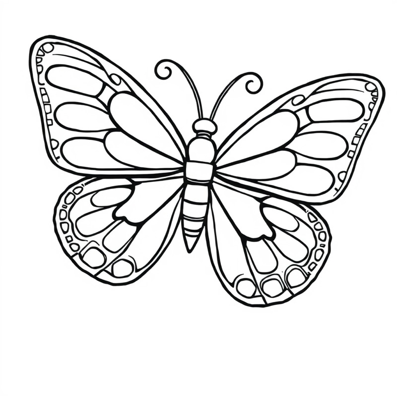 Butterfly Coloring Page