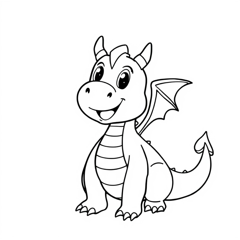 Dragon Coloring Page