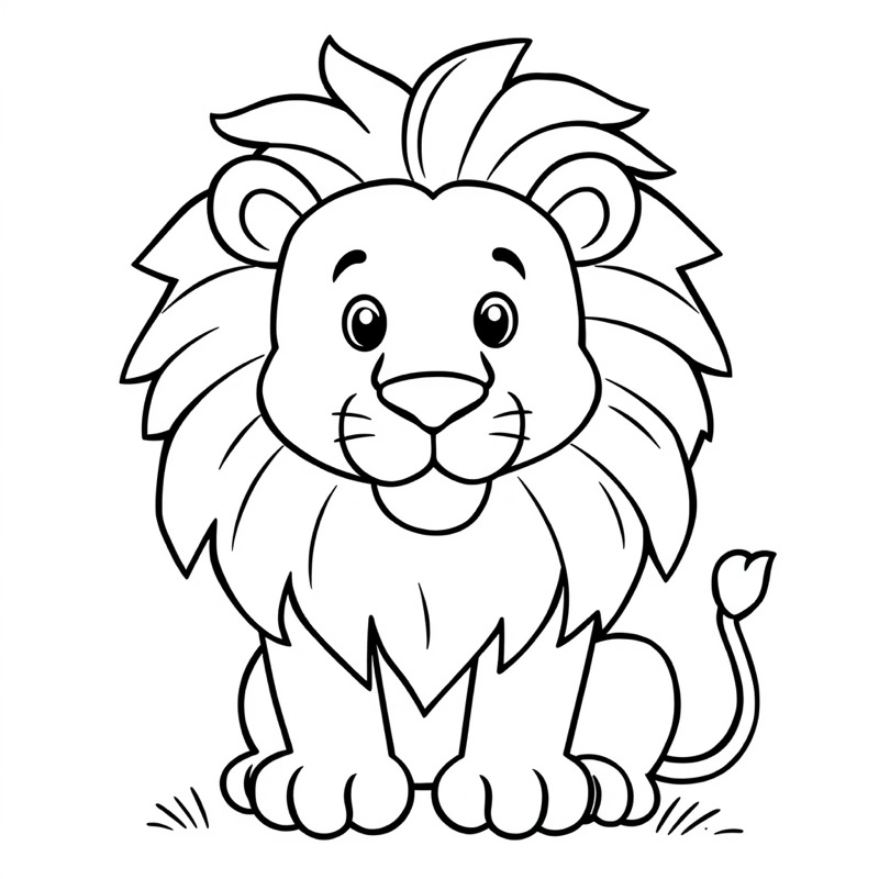 Lion Coloring Page